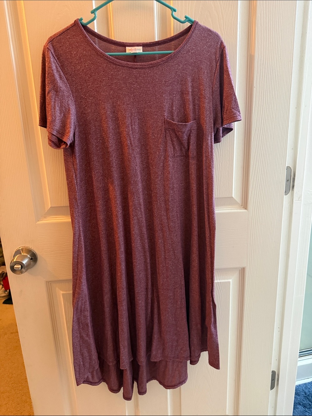 LuLaRoe Carly in Burgundy Heather